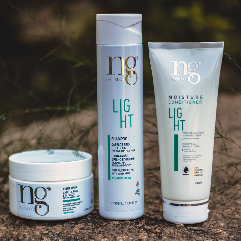 encontre a linha ideal da NG de France para seu tipo de cabelo